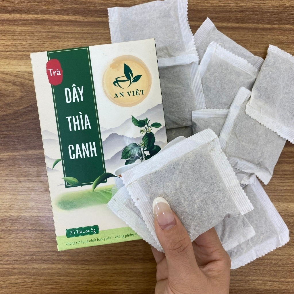 Trà Thìa Canh An Việt 25 túi lọc 5 gam (tuyển NPP độc quyền tỉnh 0934449922)